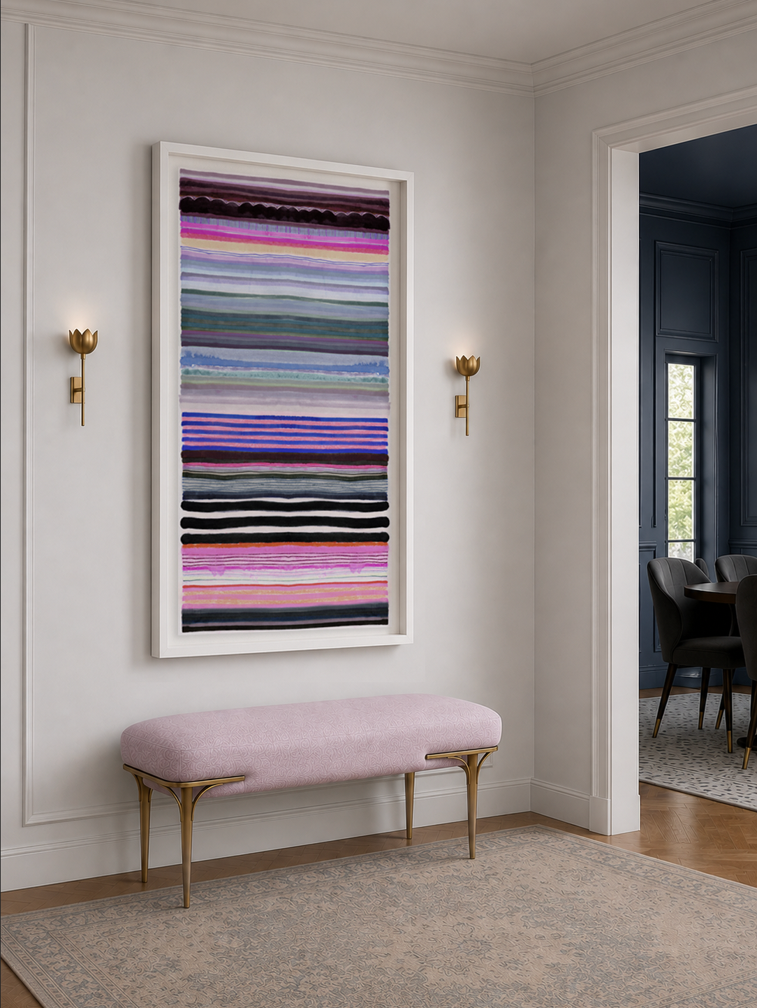 Chromatic Symphony 3 #2 Framed Art Print