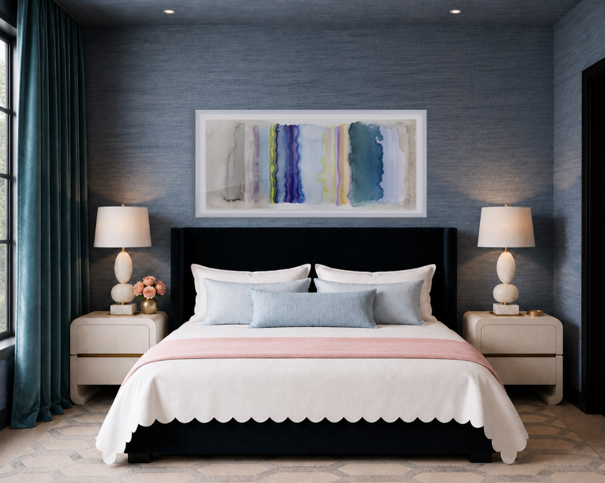 Opalite Dusk #2 Framed Art Print