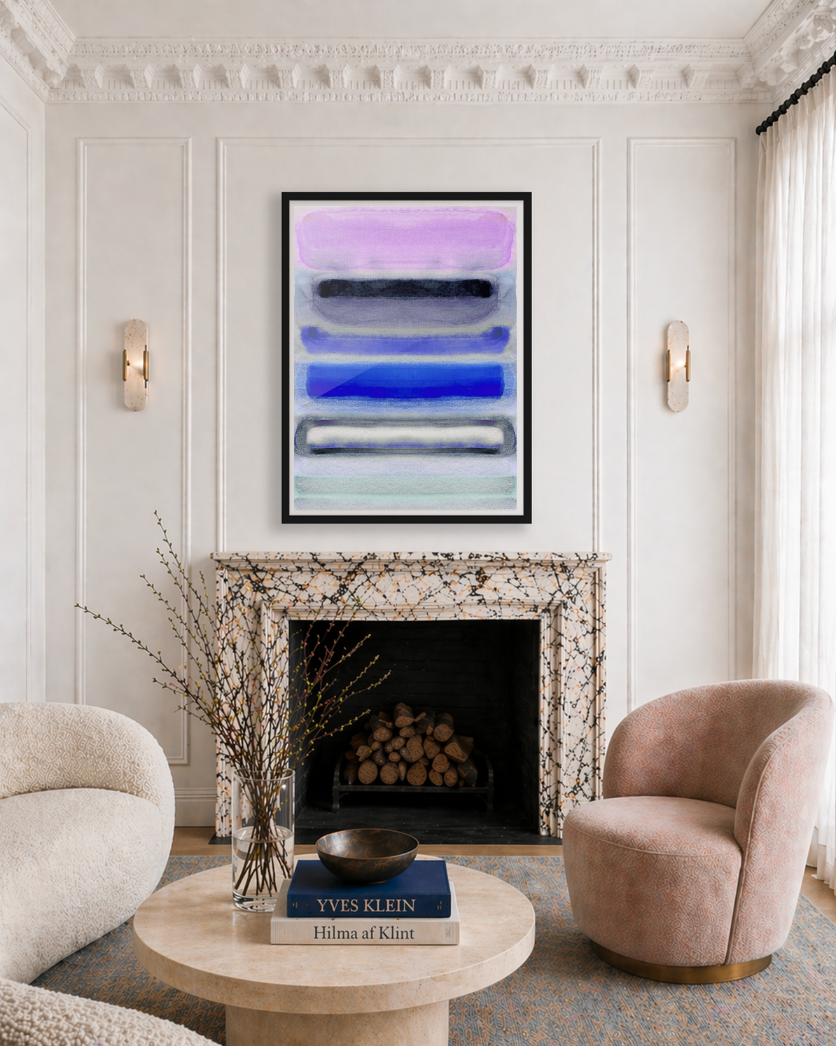 Layered, dimensional finish