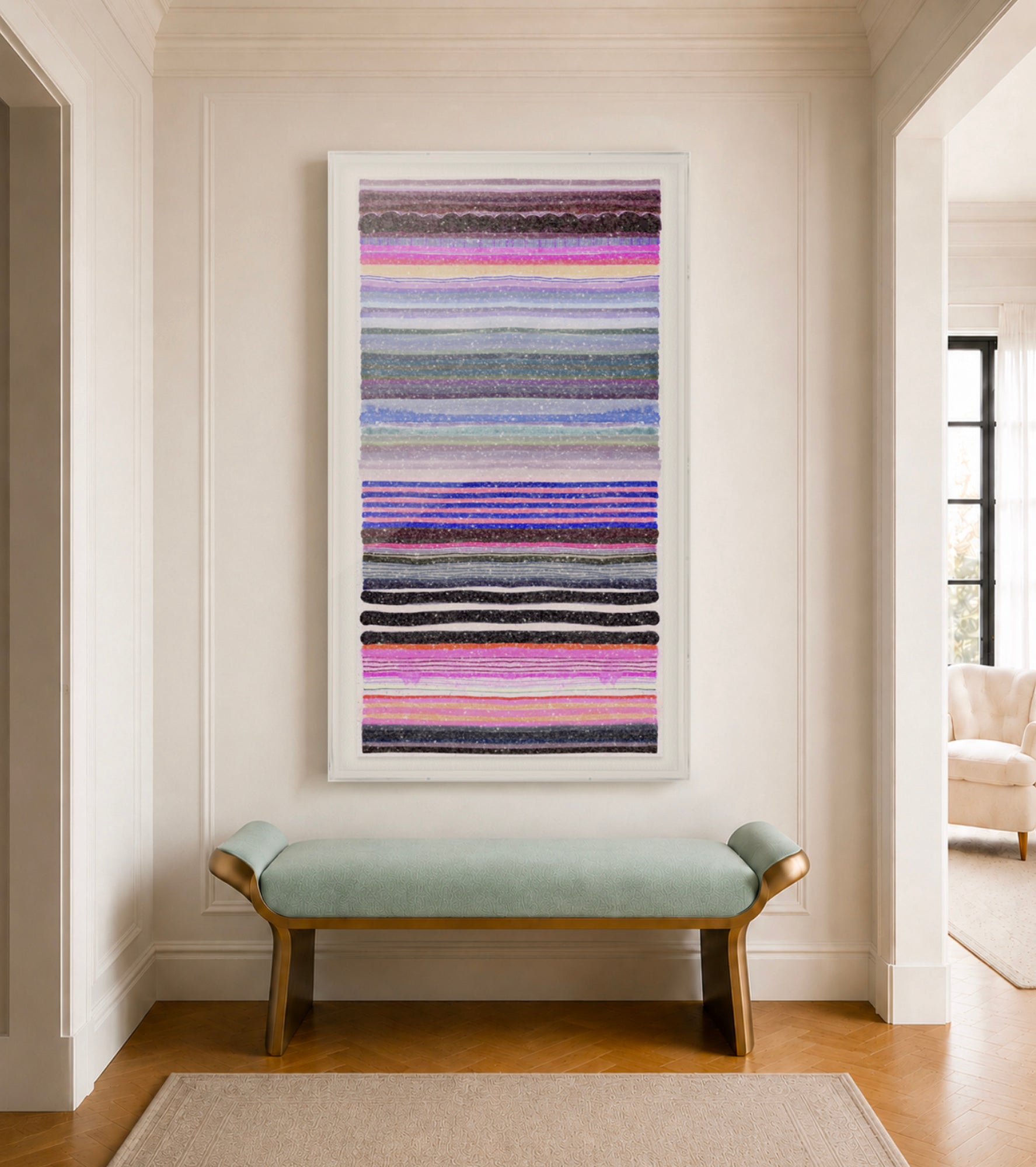 Chromatic Symphony 3 #2 Embellished Print