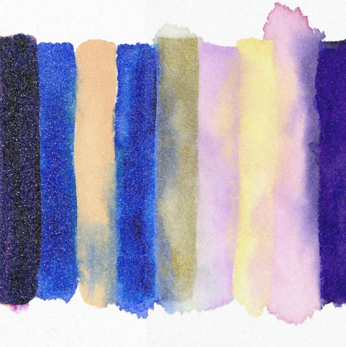 Radiant Stripe #2 Embellished Print