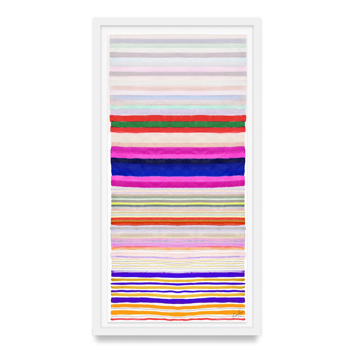 Rainbow Bliss Framed Fine Art Print