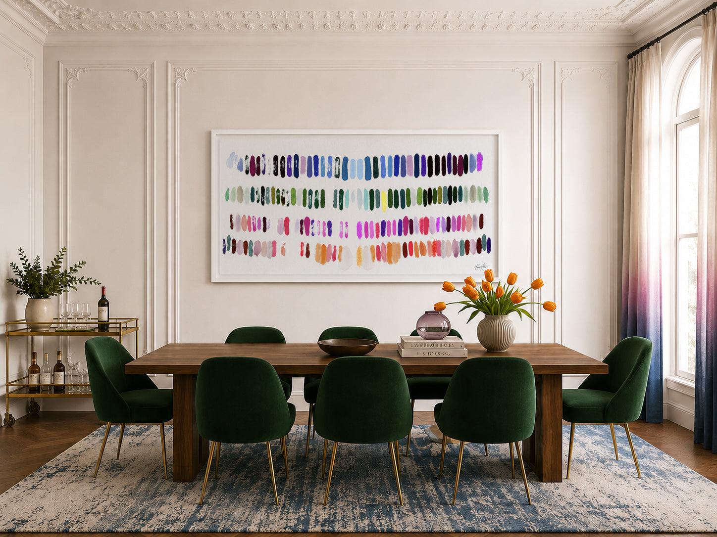 Leave a Big Mark Framed Art Print