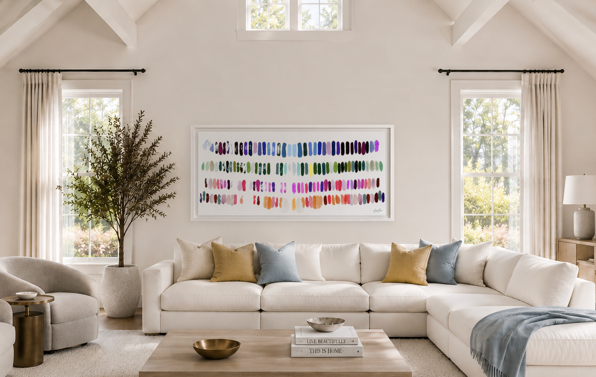 Leave a Big Mark Framed Art Print