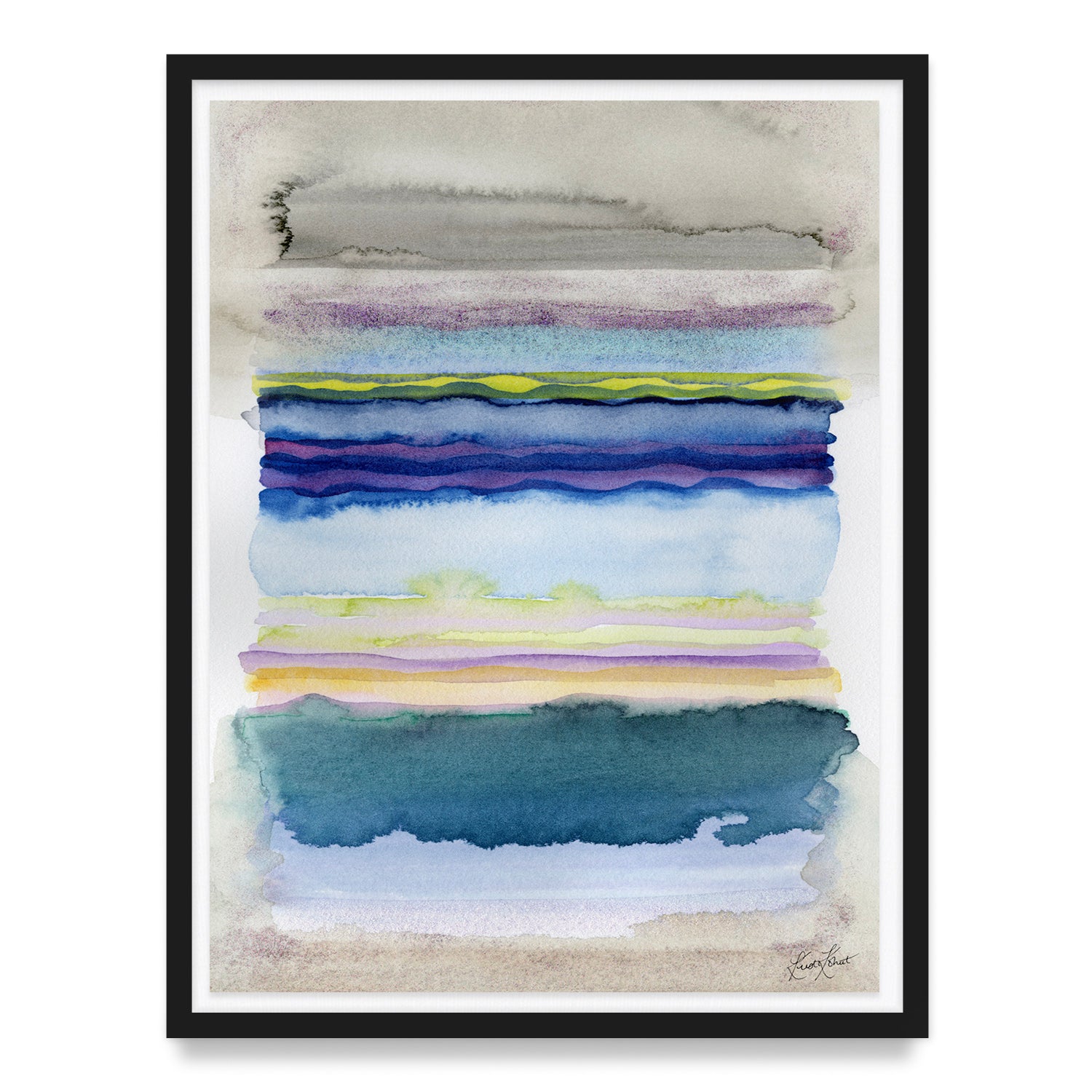 Opalite Dusk Framed Art Print