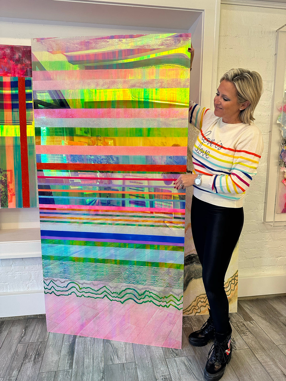 Chromatic Stripe #45 - Original Artwork | Original Art by artist Kristi Kohut