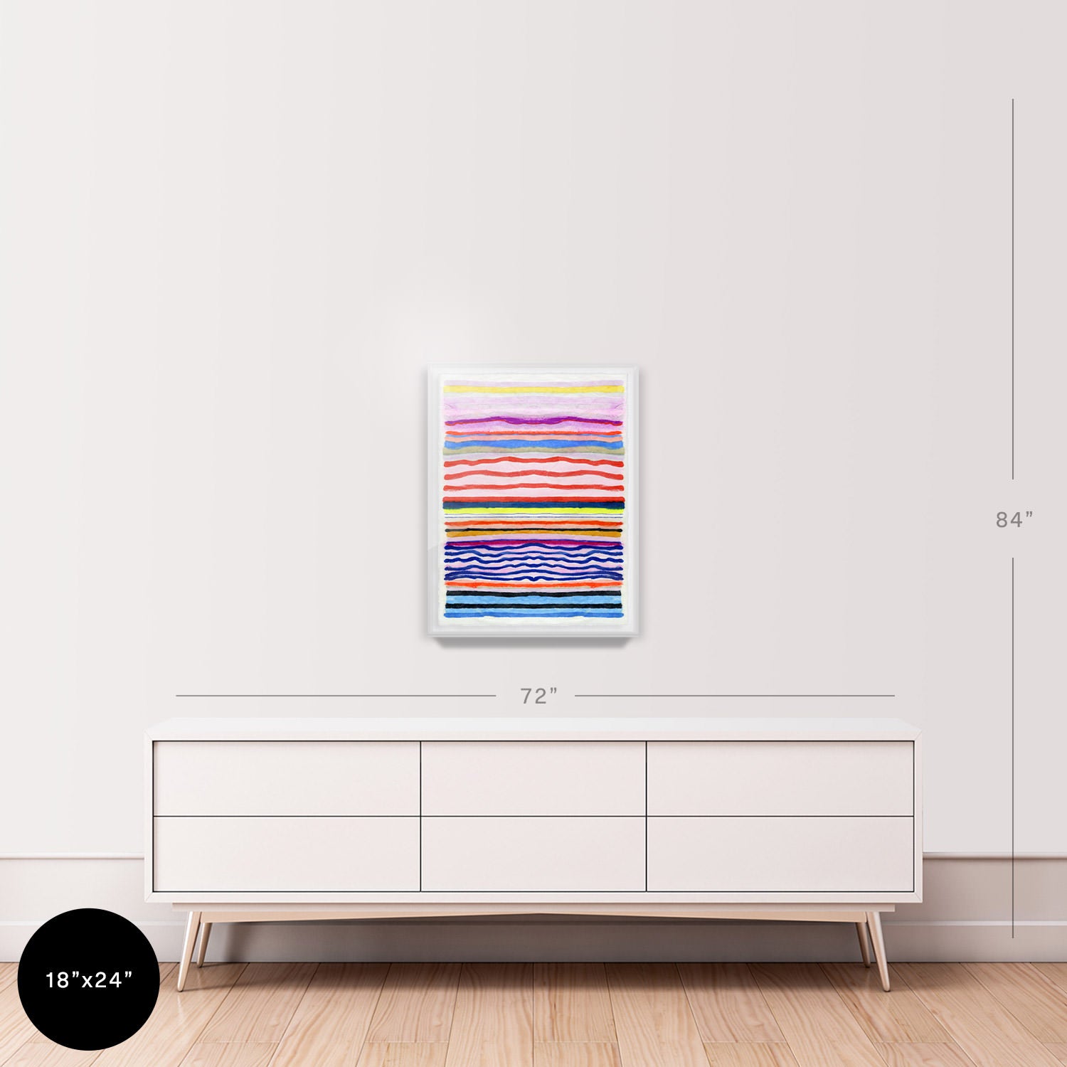 Chromatic Beat #2 Embellished Print