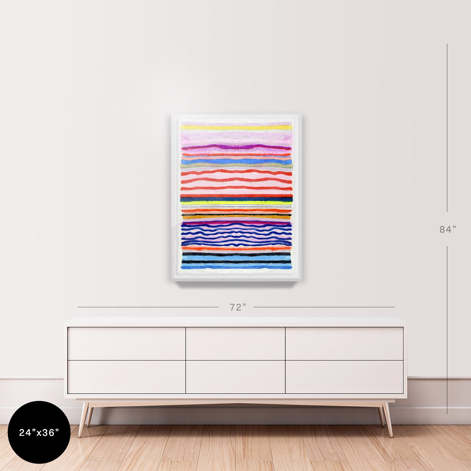 Chromatic Beat #2 Embellished Print