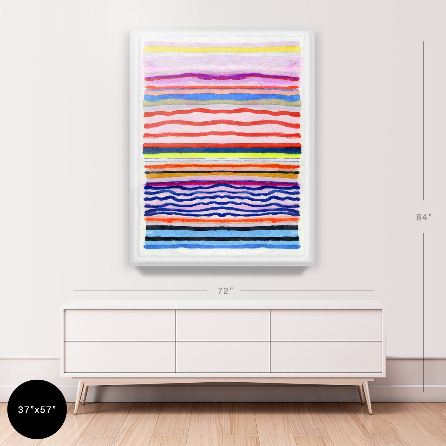 Chromatic Beat #2 Embellished Print
