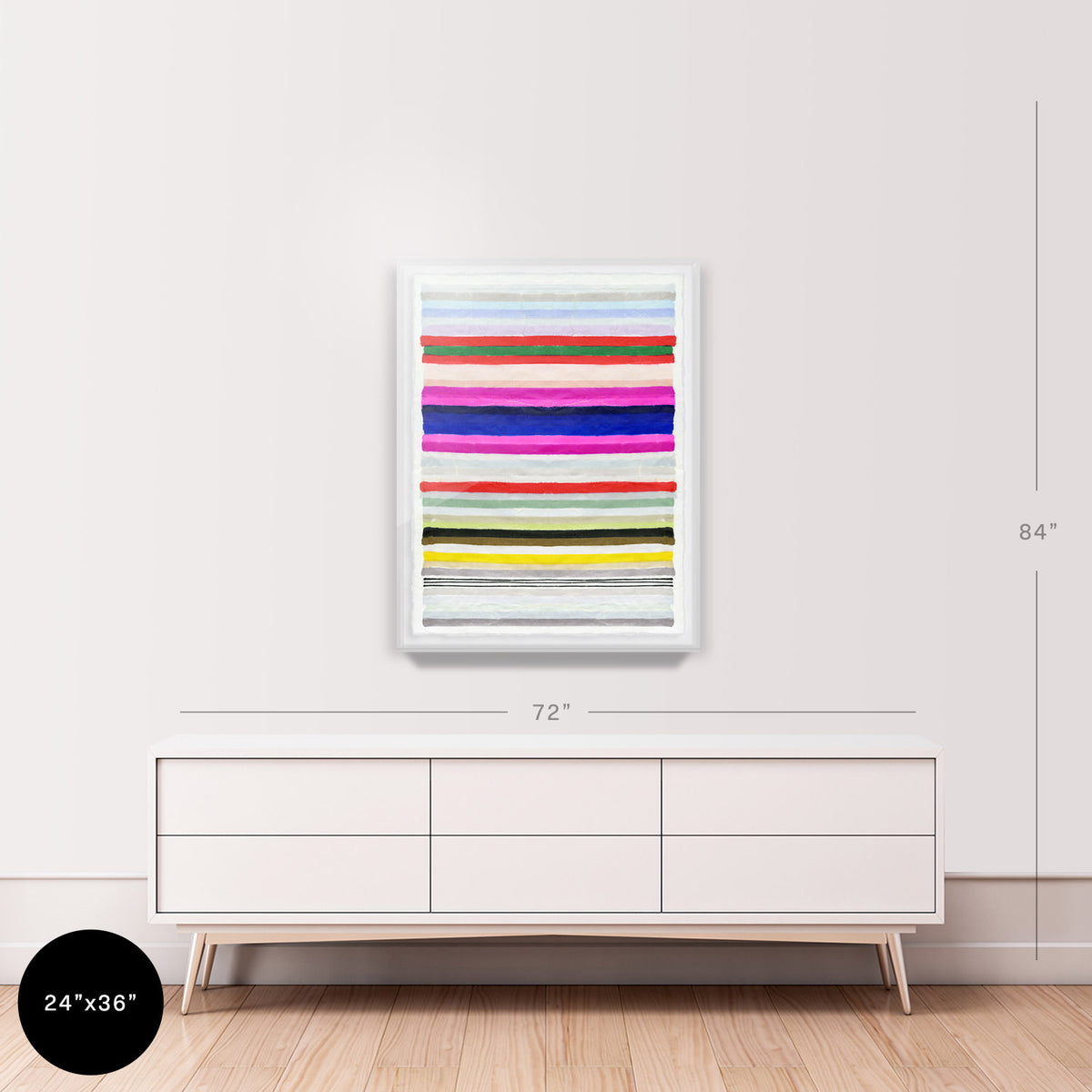 Chromatic Harmony #3 Embellished Print