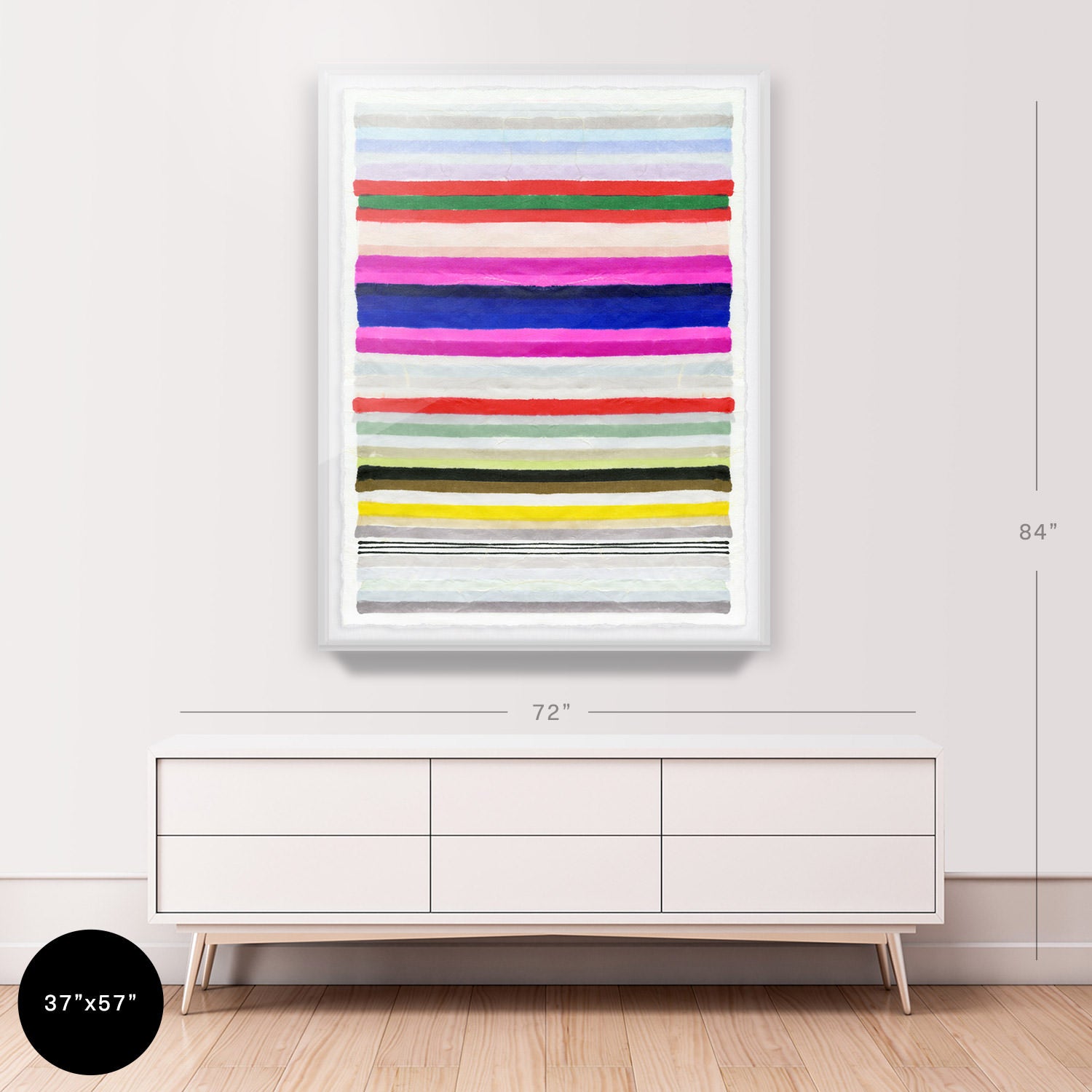 Chromatic Harmony #3 Embellished Print
