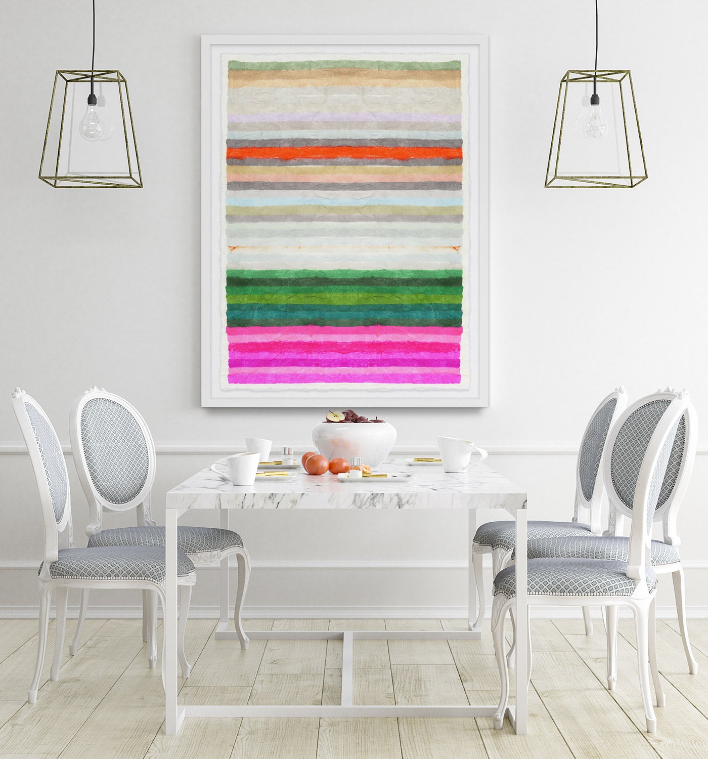 Chromatic Harmony #7 Framed Art Print