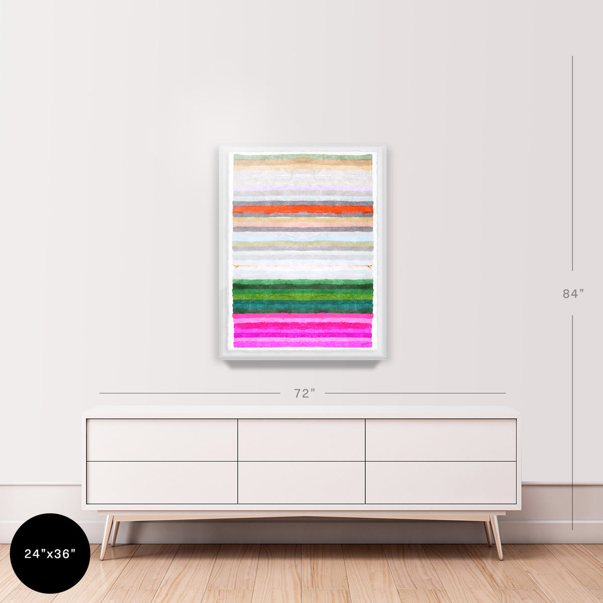Chromatic Harmony #7 Embellished Print