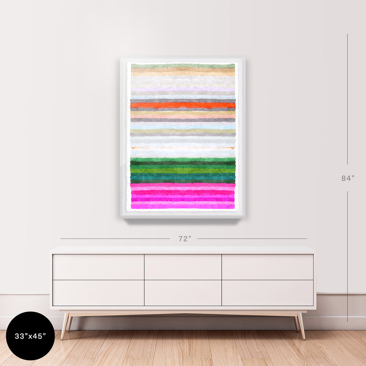 Chromatic Harmony #7 Embellished Print