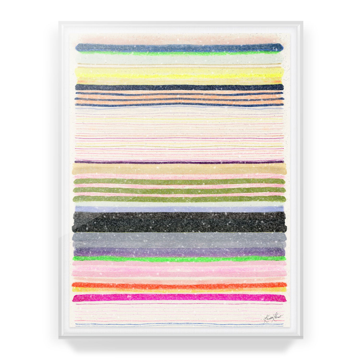 Chromatic Symphony #7 Embellished Print