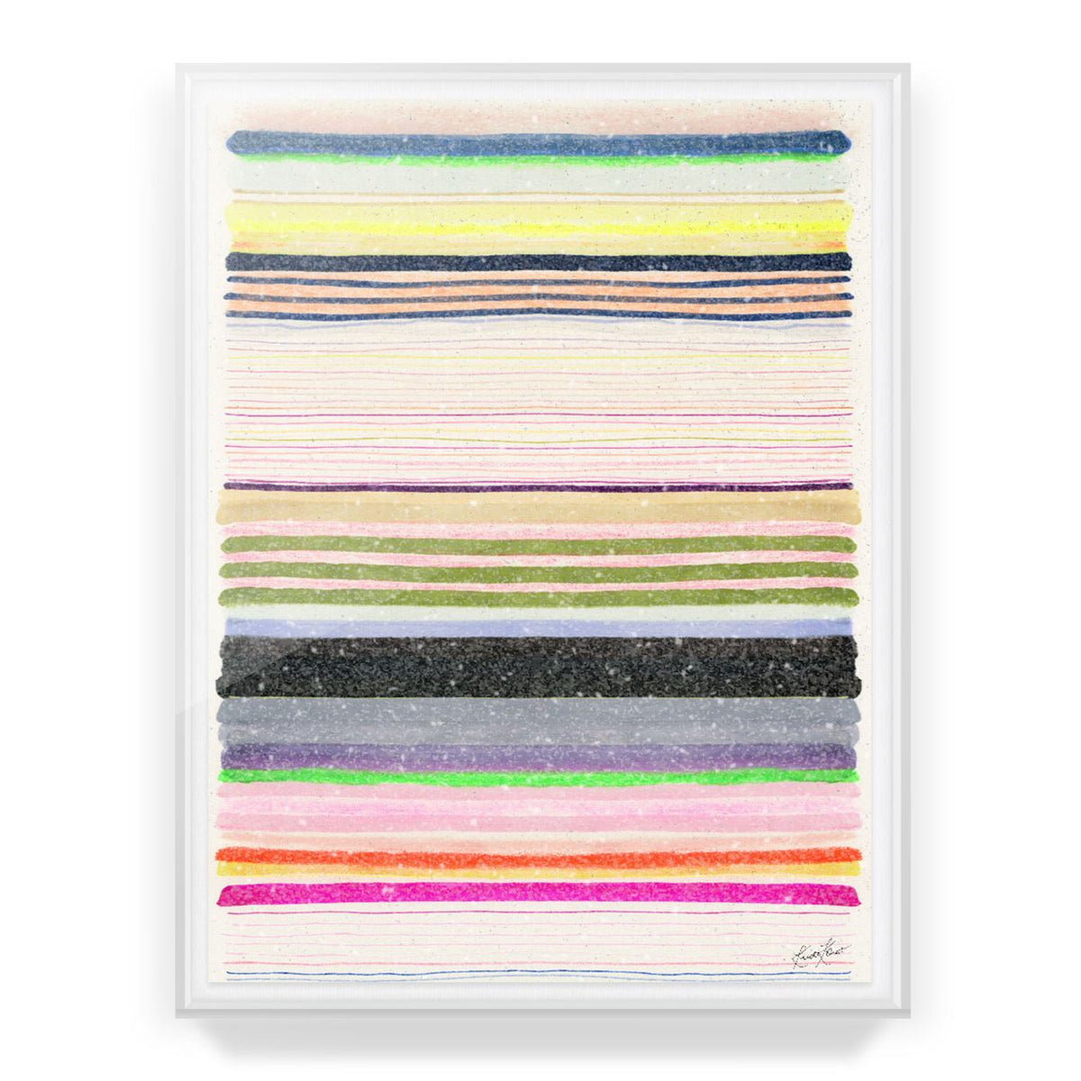 Chromatic Symphony #7 Embellished Print