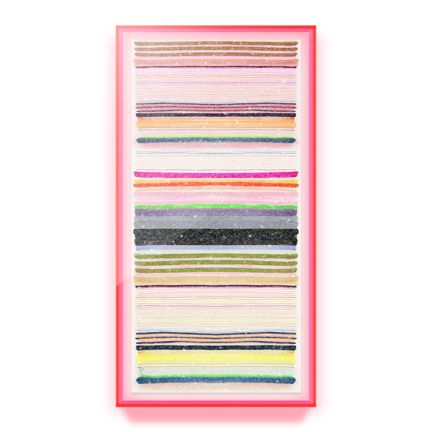 Chromatic Symphony #7 Embellished Print