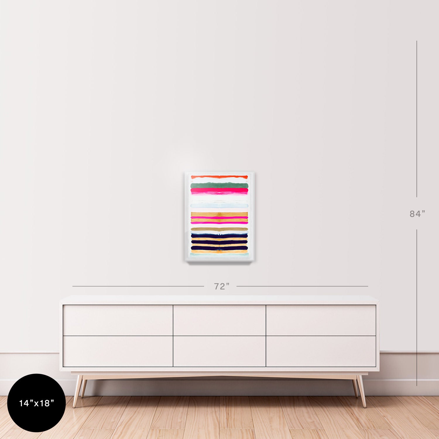 Hot Stripes 2 Embellished Print