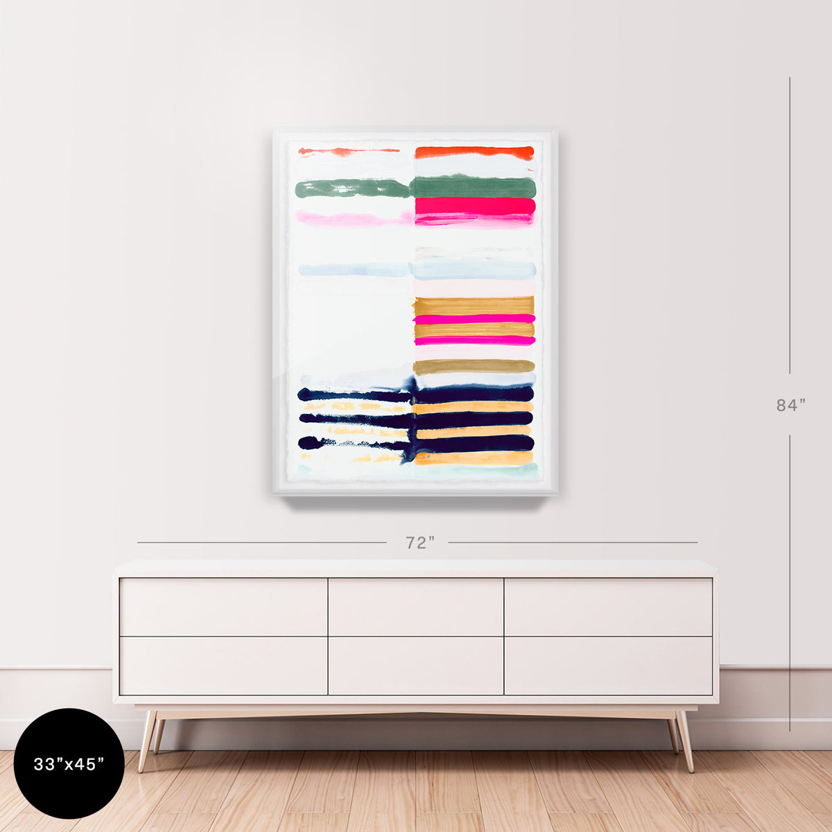 Hot Stripes Embellished Print