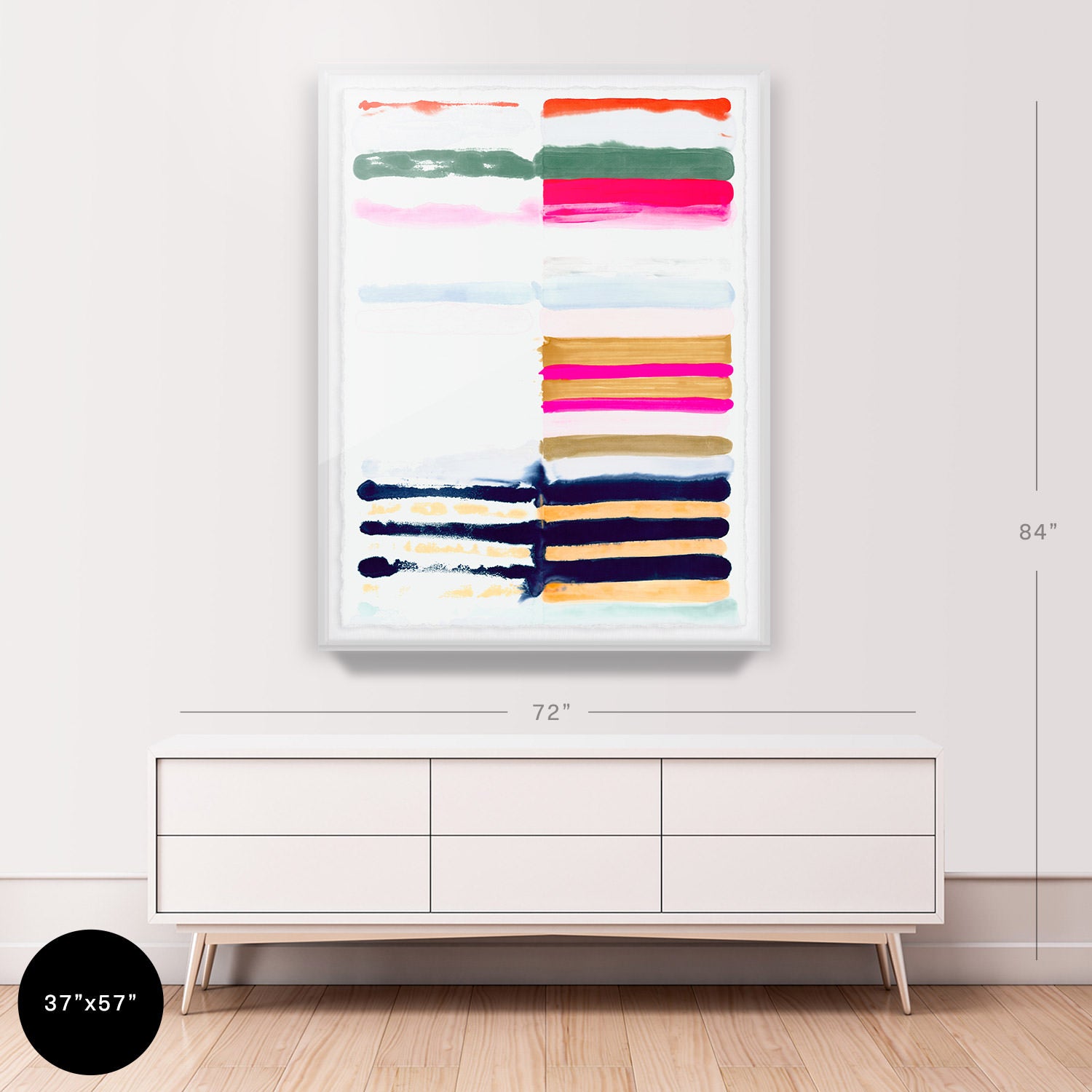 Hot Stripes Embellished Print