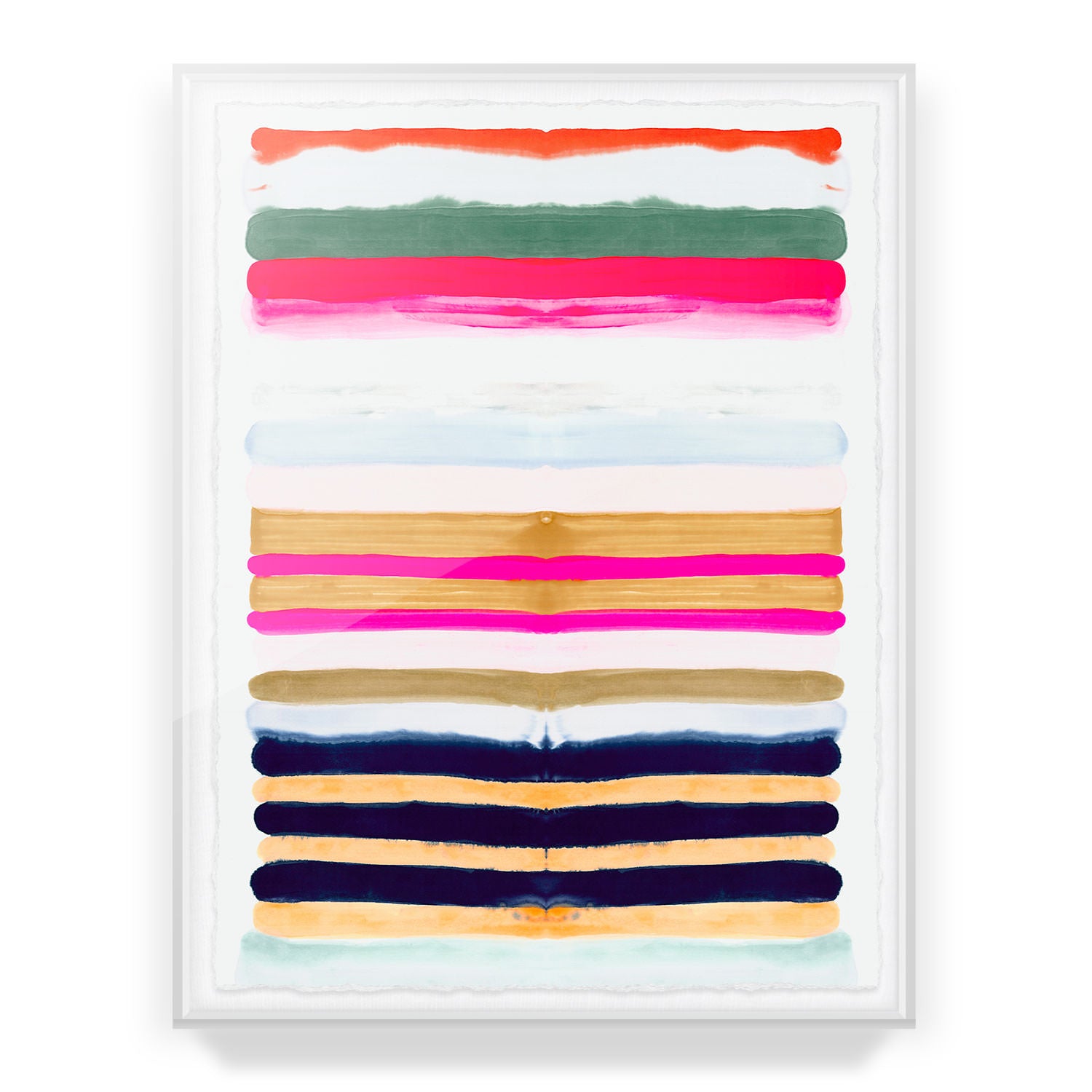 Hot Stripes 2 Framed Art Print