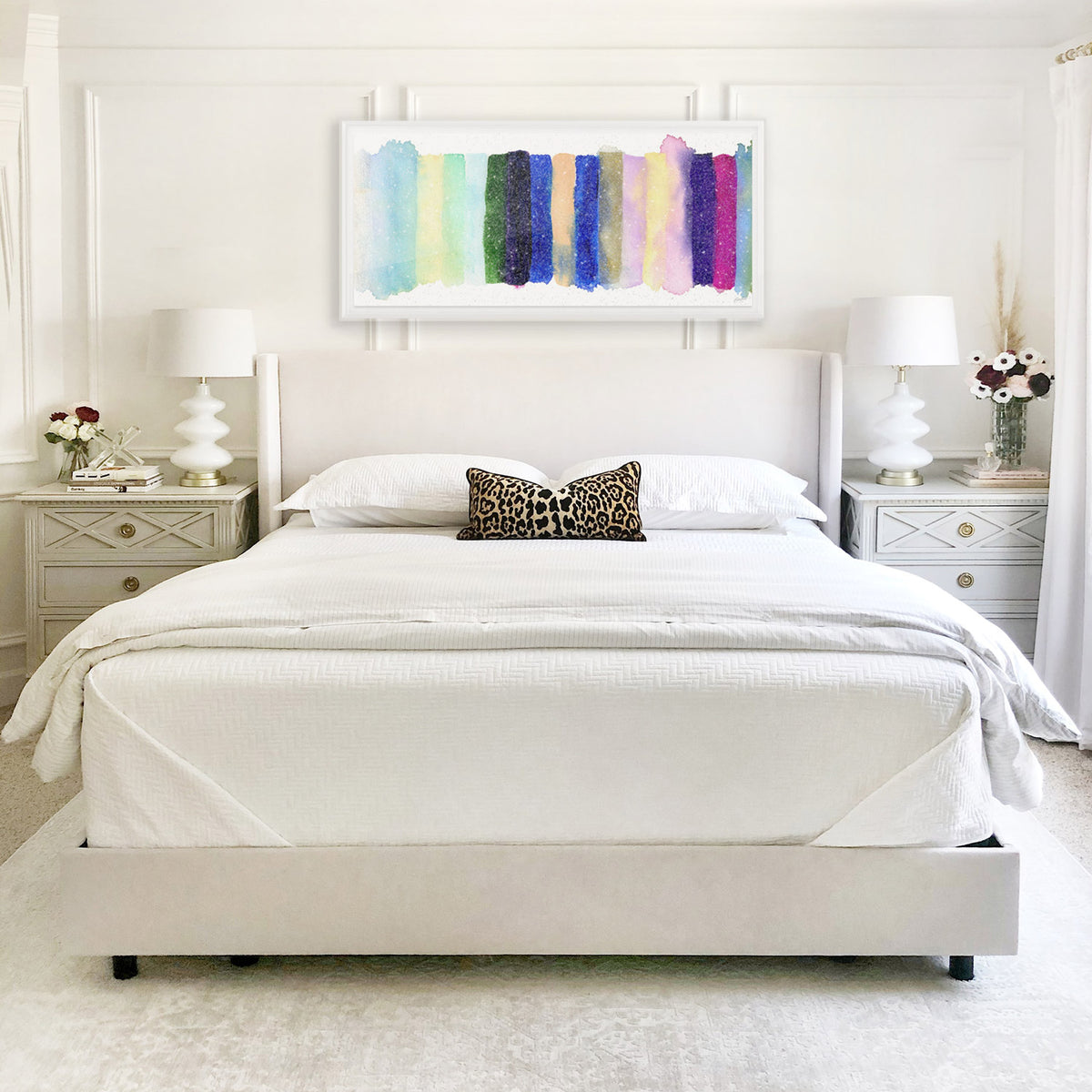 Radiant Stripe #2 Embellished Print