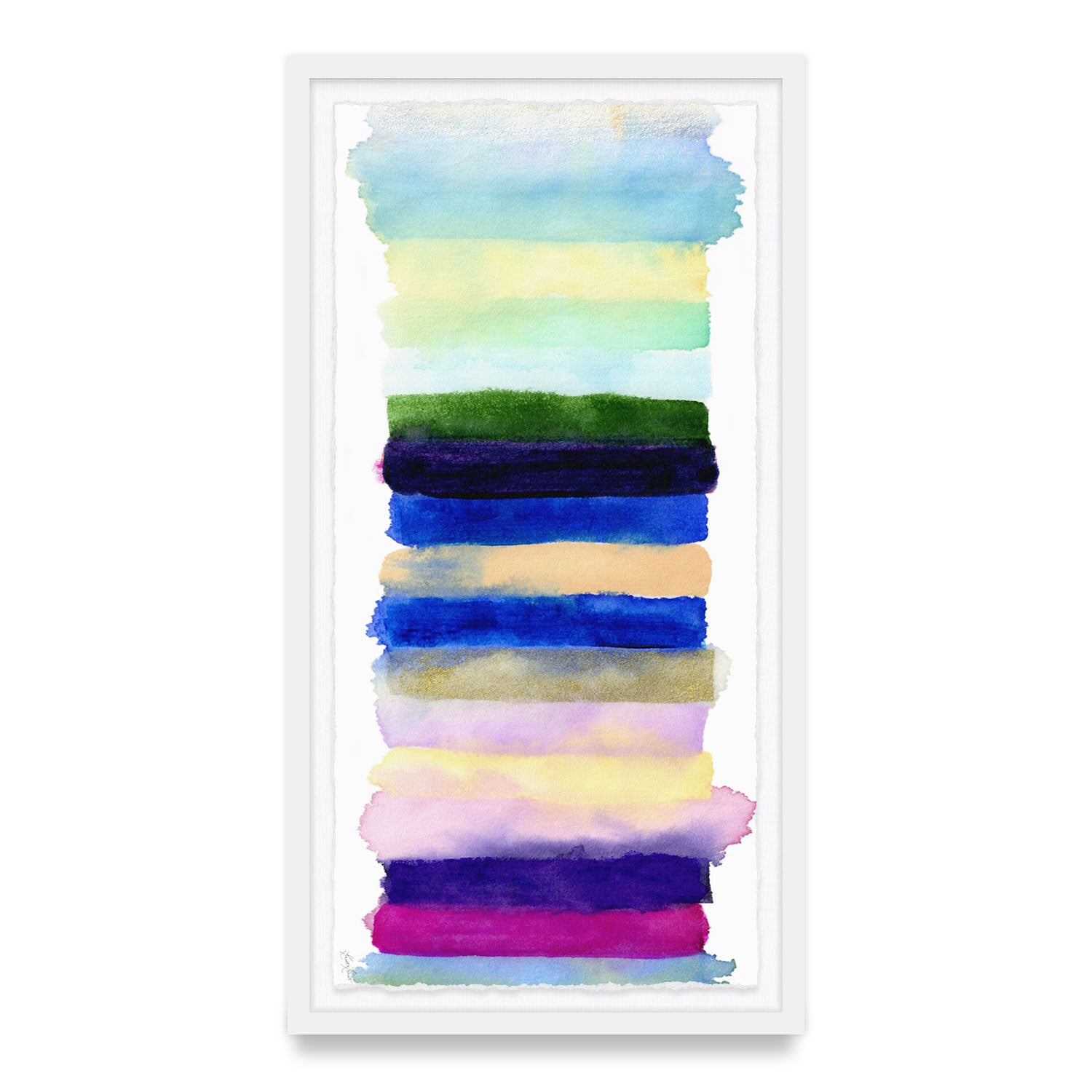 Radiant Stripe #2 Framed Art Print