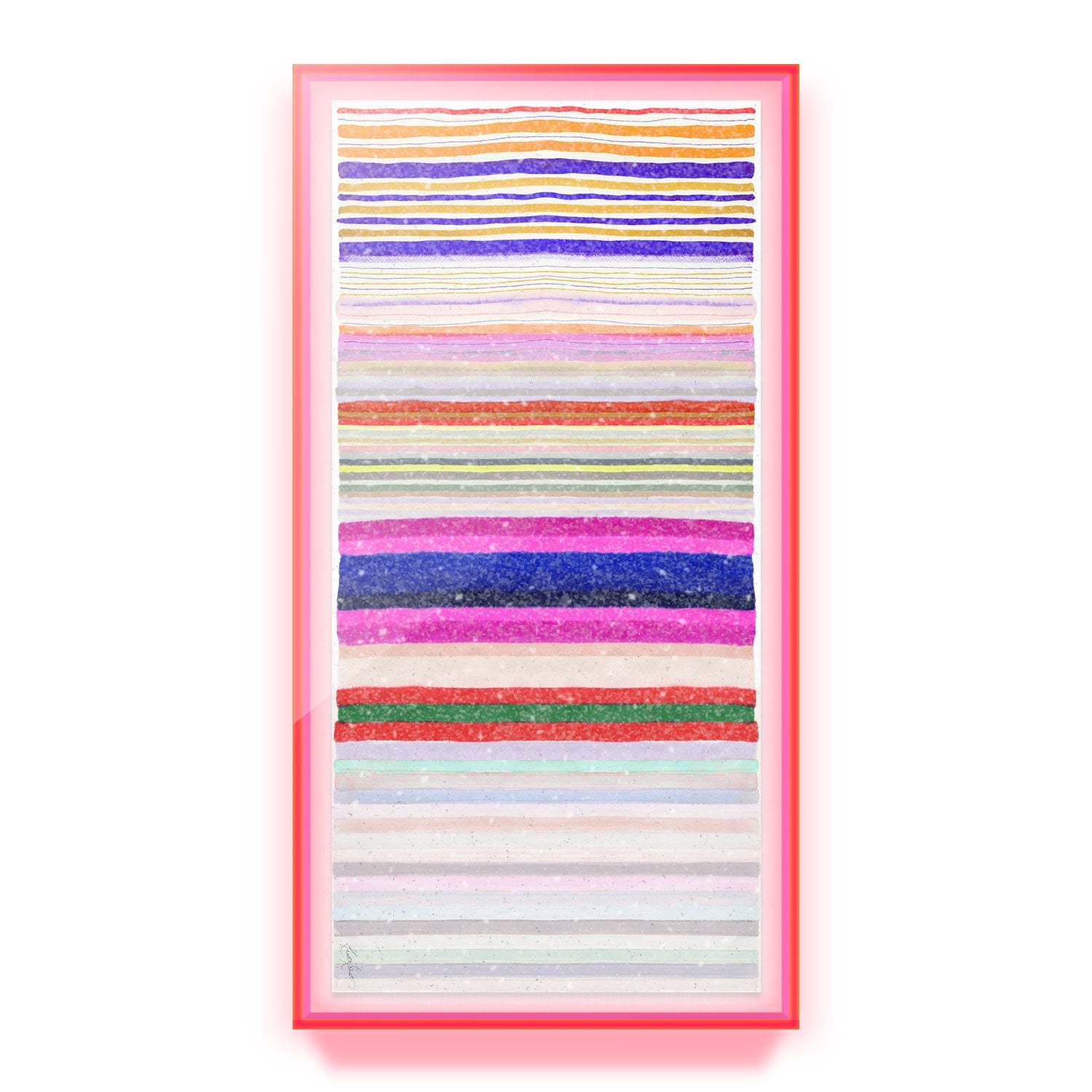 Rainbow Bliss Embellished Print