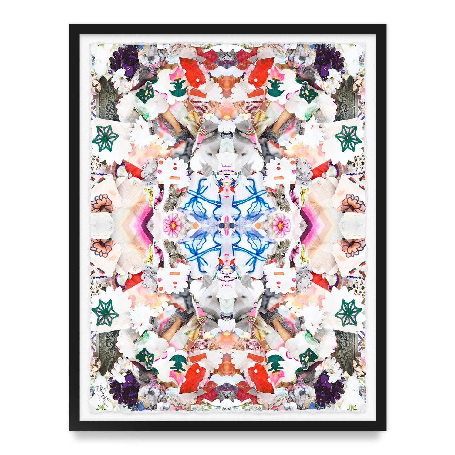 Shine Like Those Rubies Framed Art Print