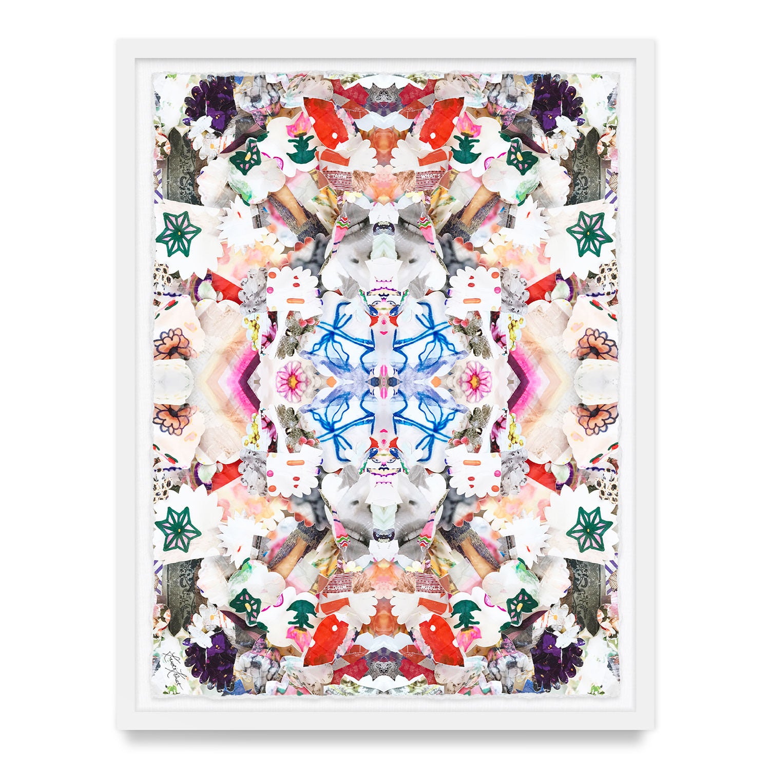 Shine Like Those Rubies Framed Art Print