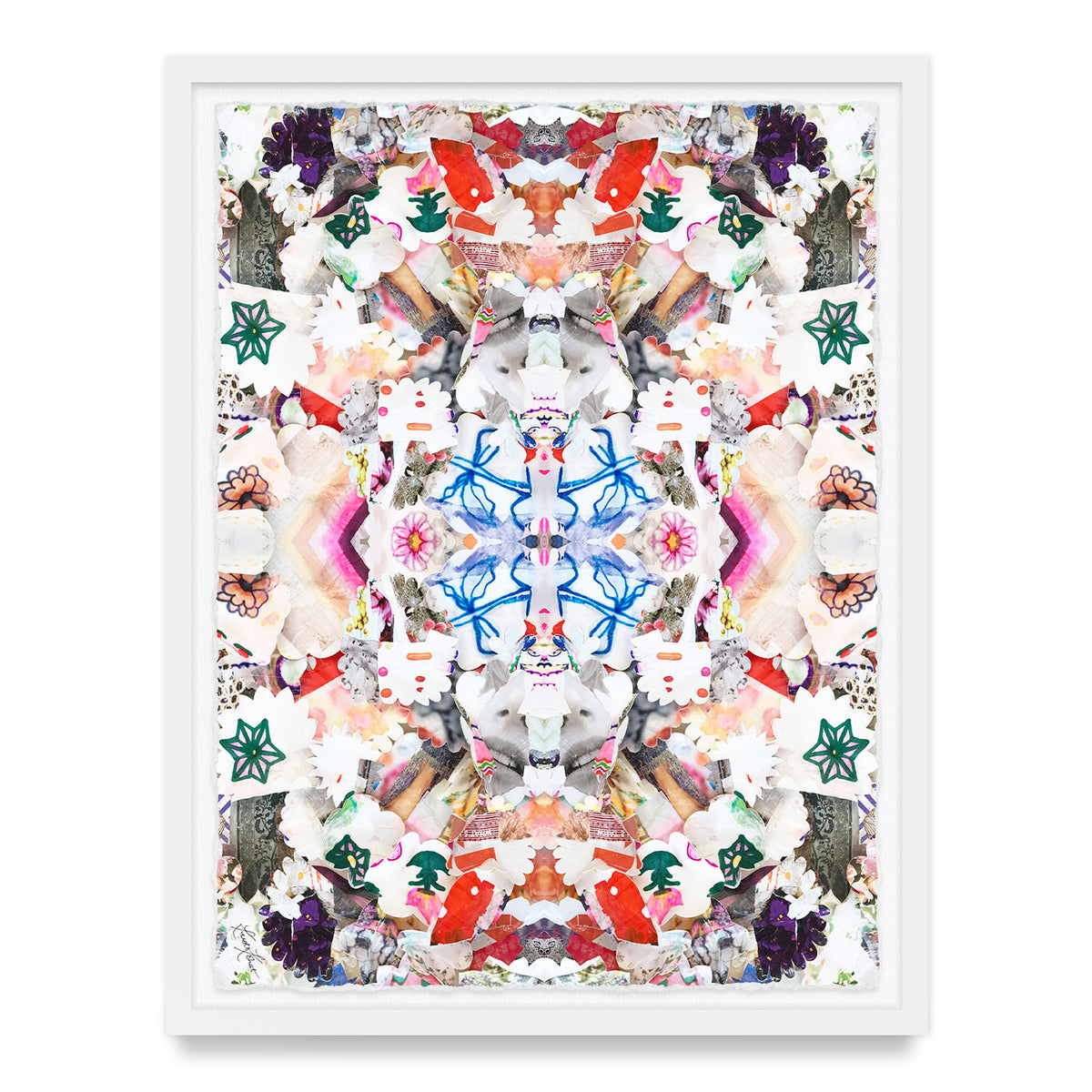 Shine Like Those Rubies Framed Art Print