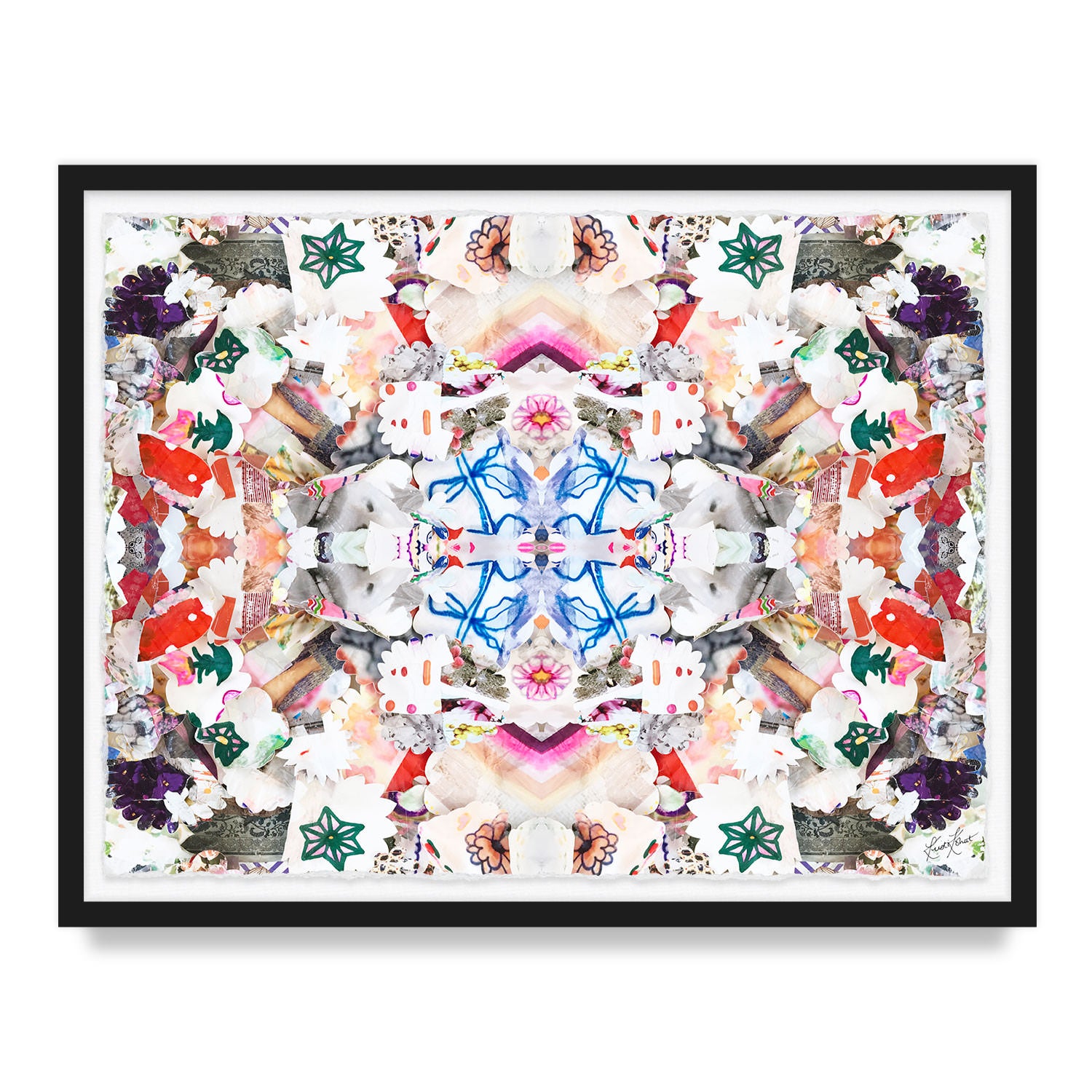 Shine Like Those Rubies Framed Art Print