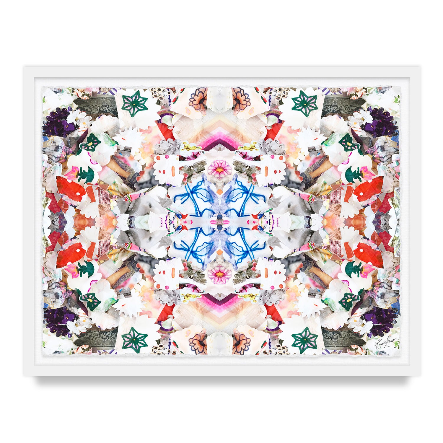 Shine Like Those Rubies Framed Art Print