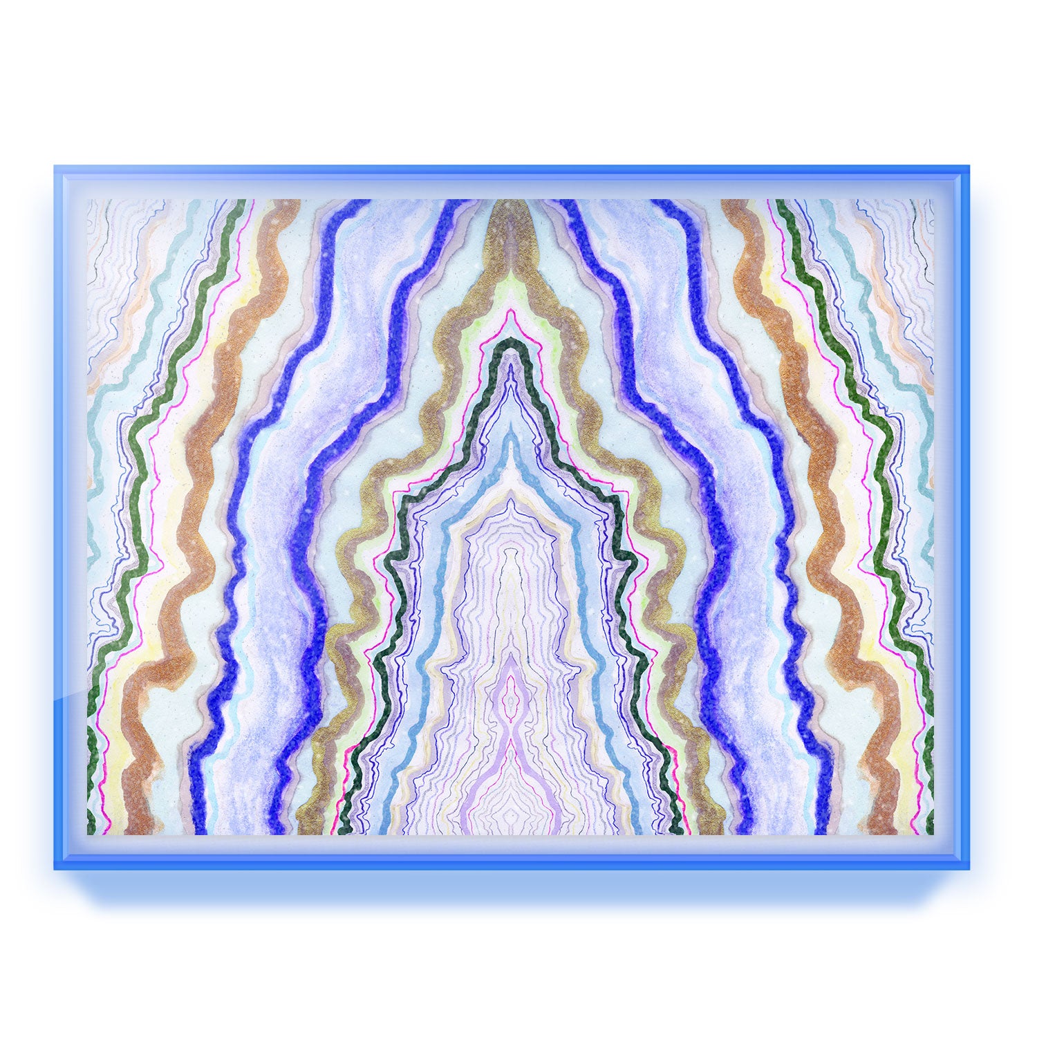 Symphonic Atlas Agate Embellished Print