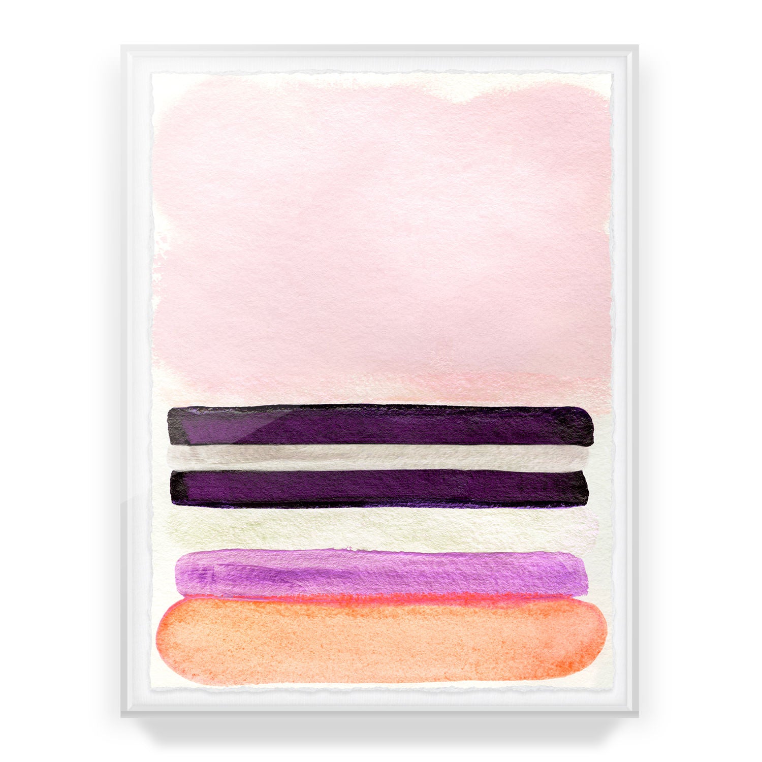 Violet Field Framed Art Print