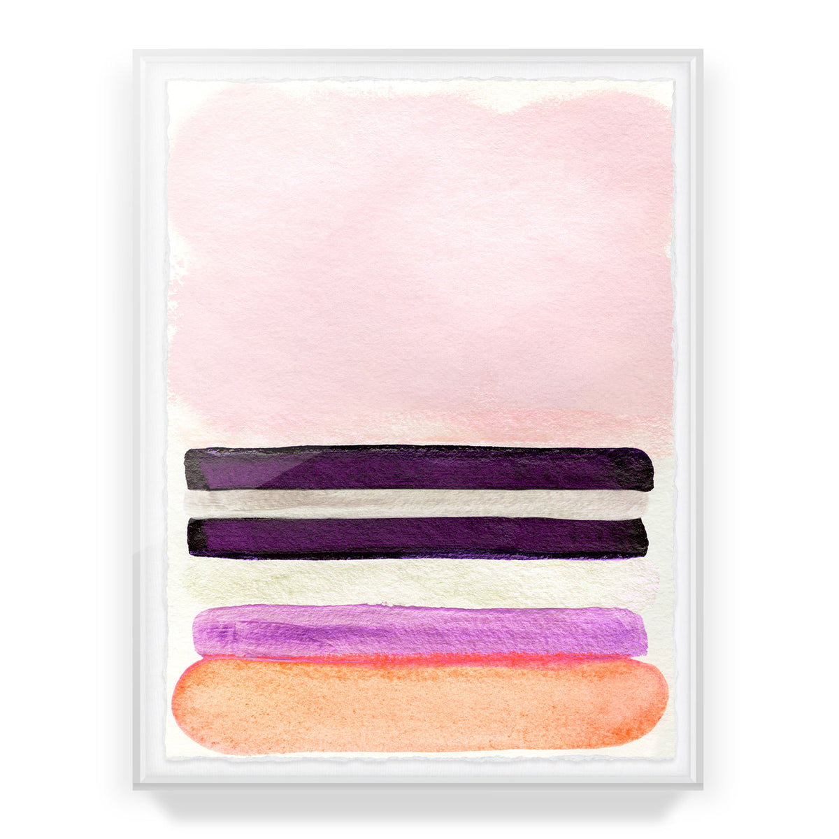 Violet Field Framed Art Print