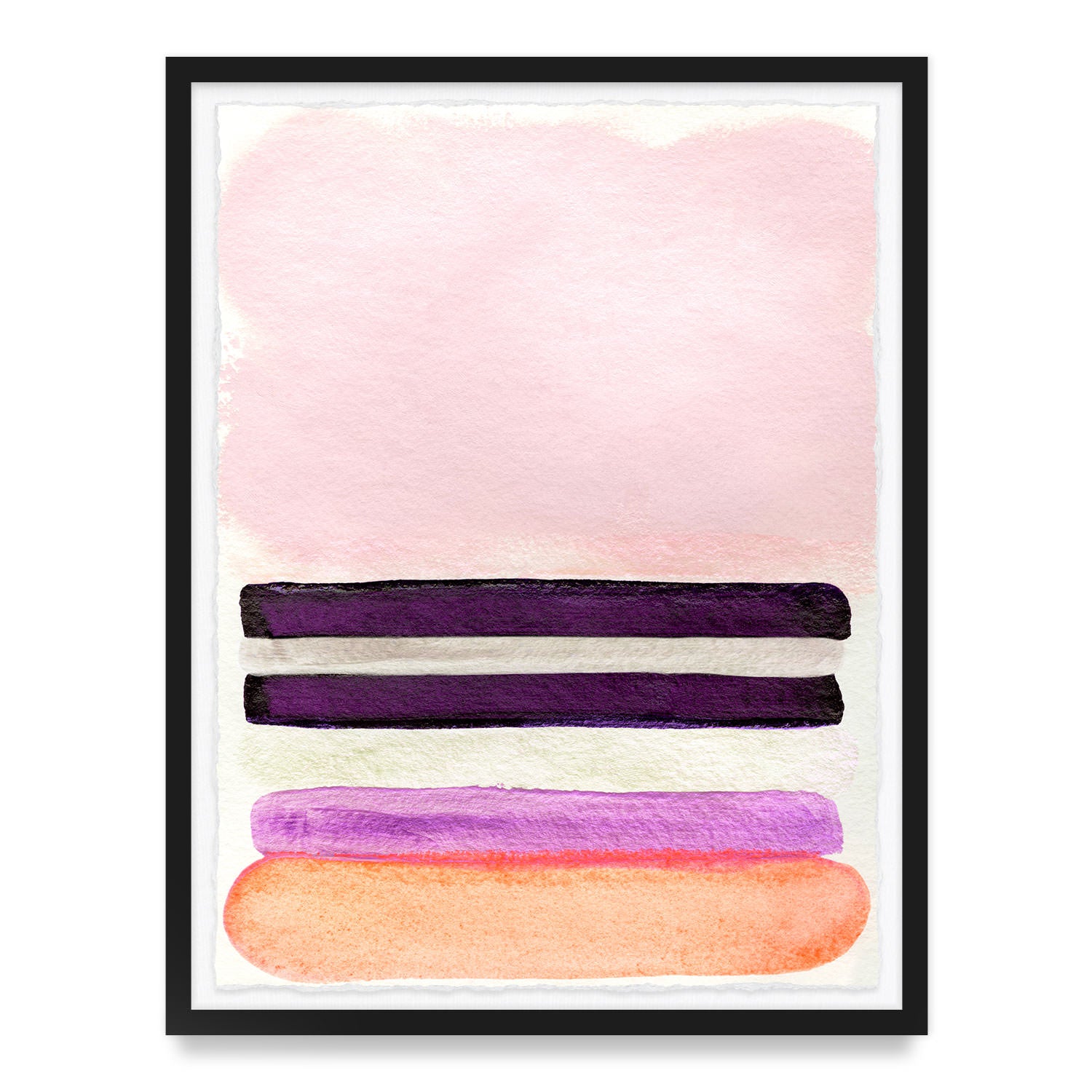 Violet Field Framed Art Print