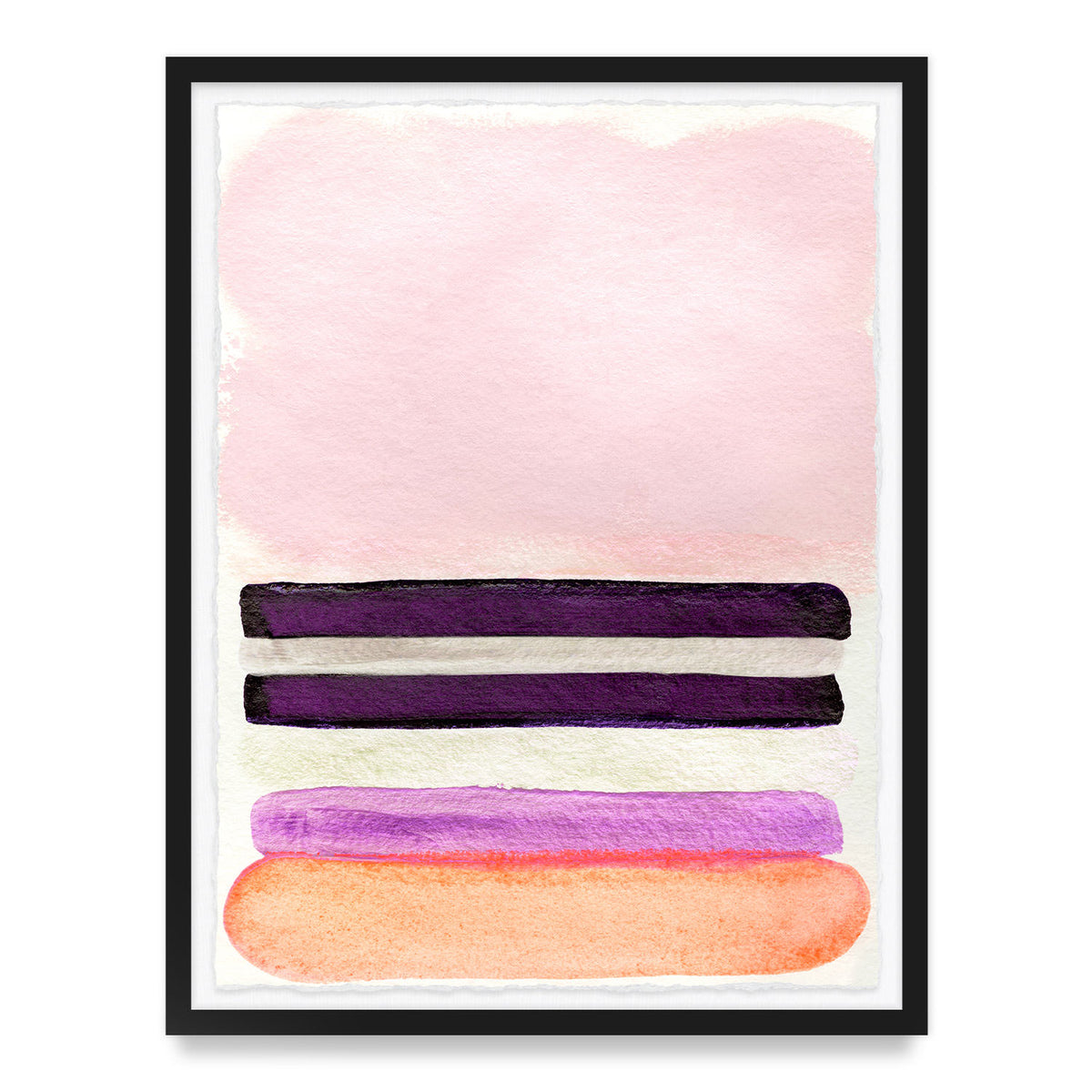 Violet Field Framed Art Print