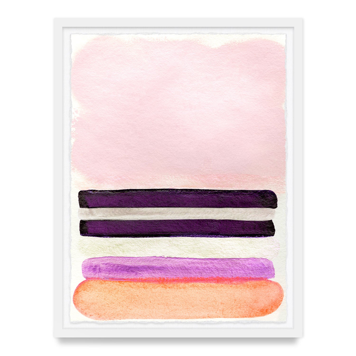 Violet Field Framed Art Print