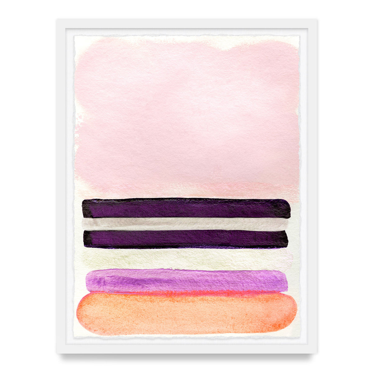 Violet Field Framed Art Print
