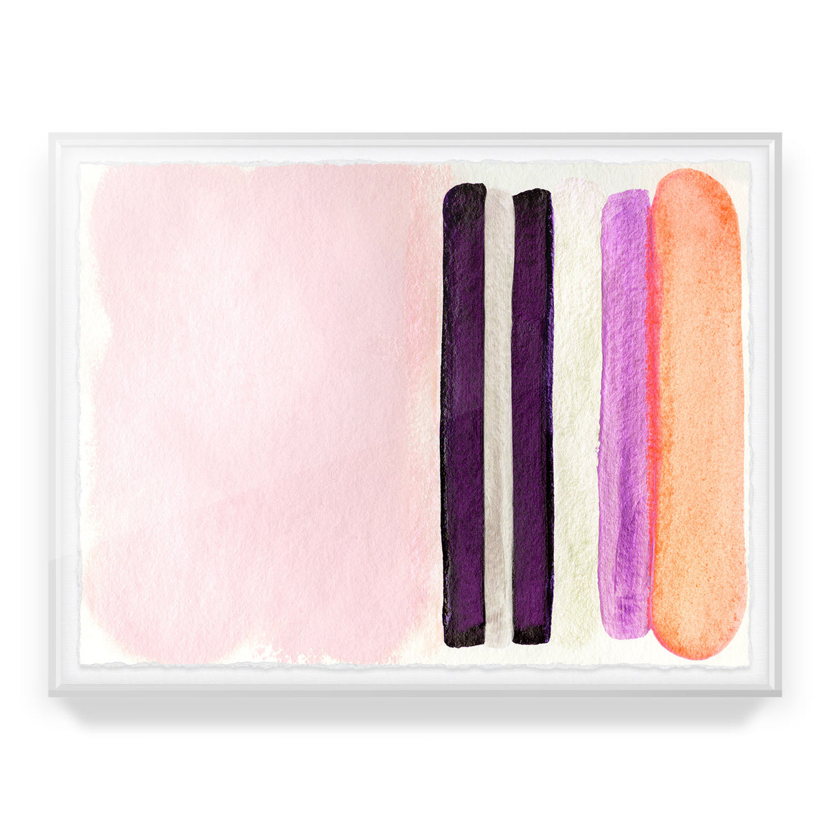 Violet Field Framed Art Print