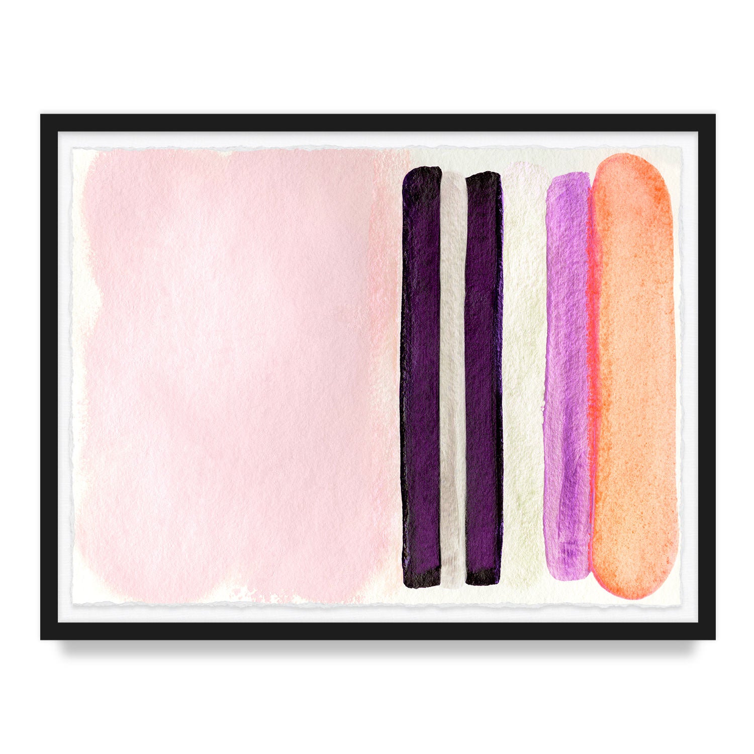 Violet Field Framed Art Print
