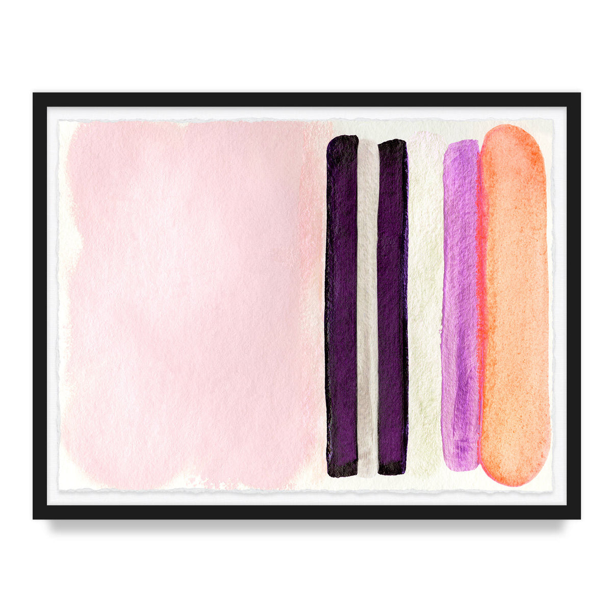 Violet Field Framed Art Print