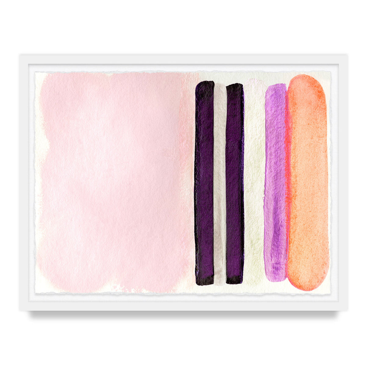 Violet Field Framed Art Print