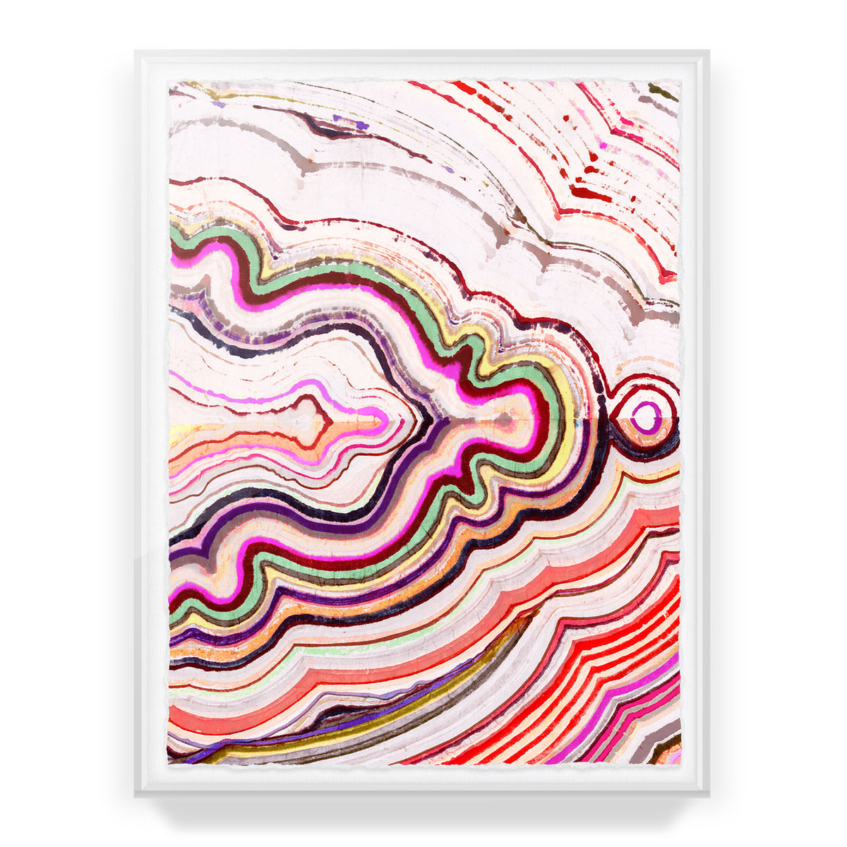 Wanderer Agate Framed Art Print