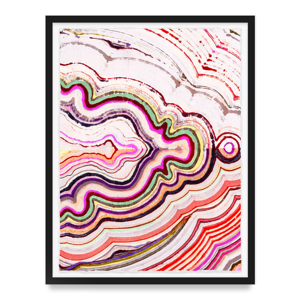 Wanderer Agate Framed Art Print