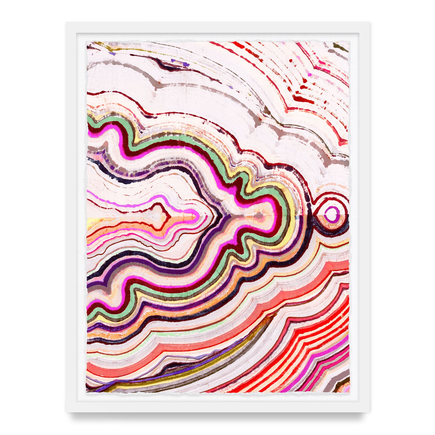 Wanderer Agate Framed Art Print