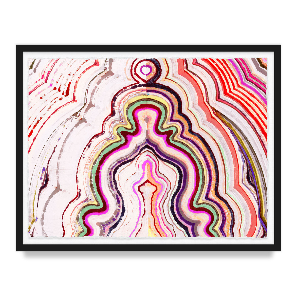 Wanderer Agate Framed Art Print
