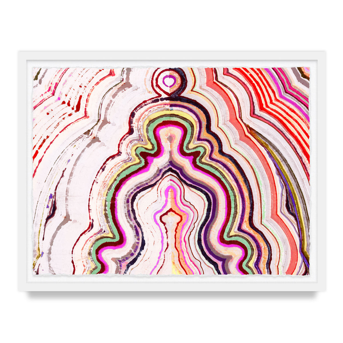 Wanderer Agate Framed Art Print