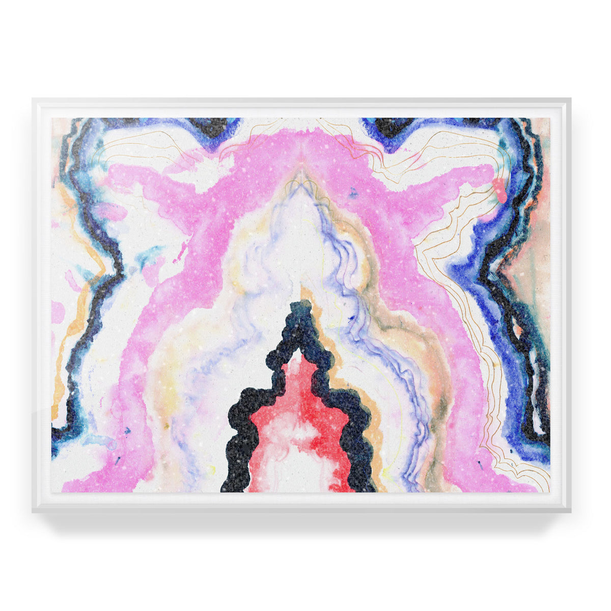 Hard Rock Agate Embellished Print
